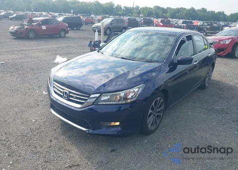 2013 Honda Accord Sport from USA, damaged, VIN 1HGCR2F52DA141896